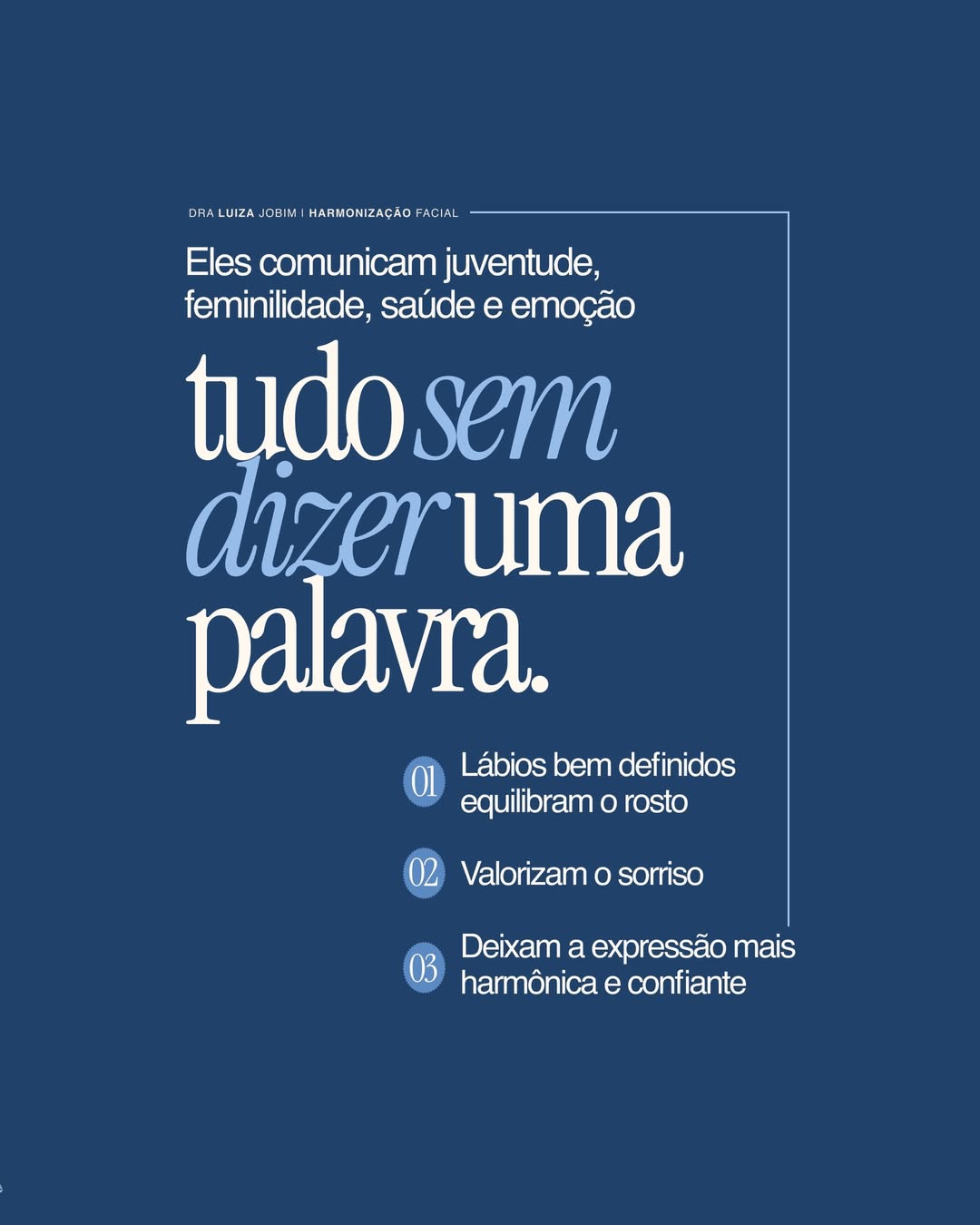 Feed e carrossel de biomédica